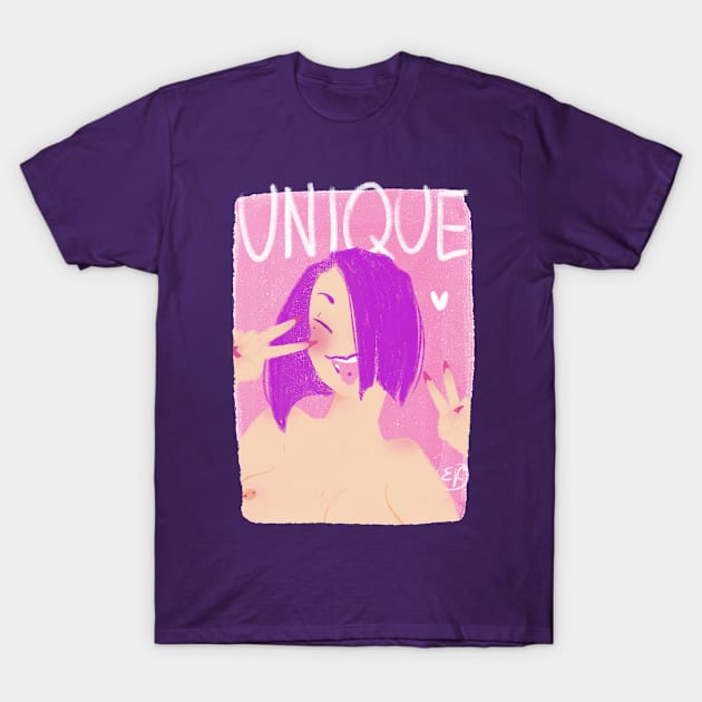 Unique T-Shirt by Llythium